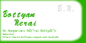 bottyan merai business card